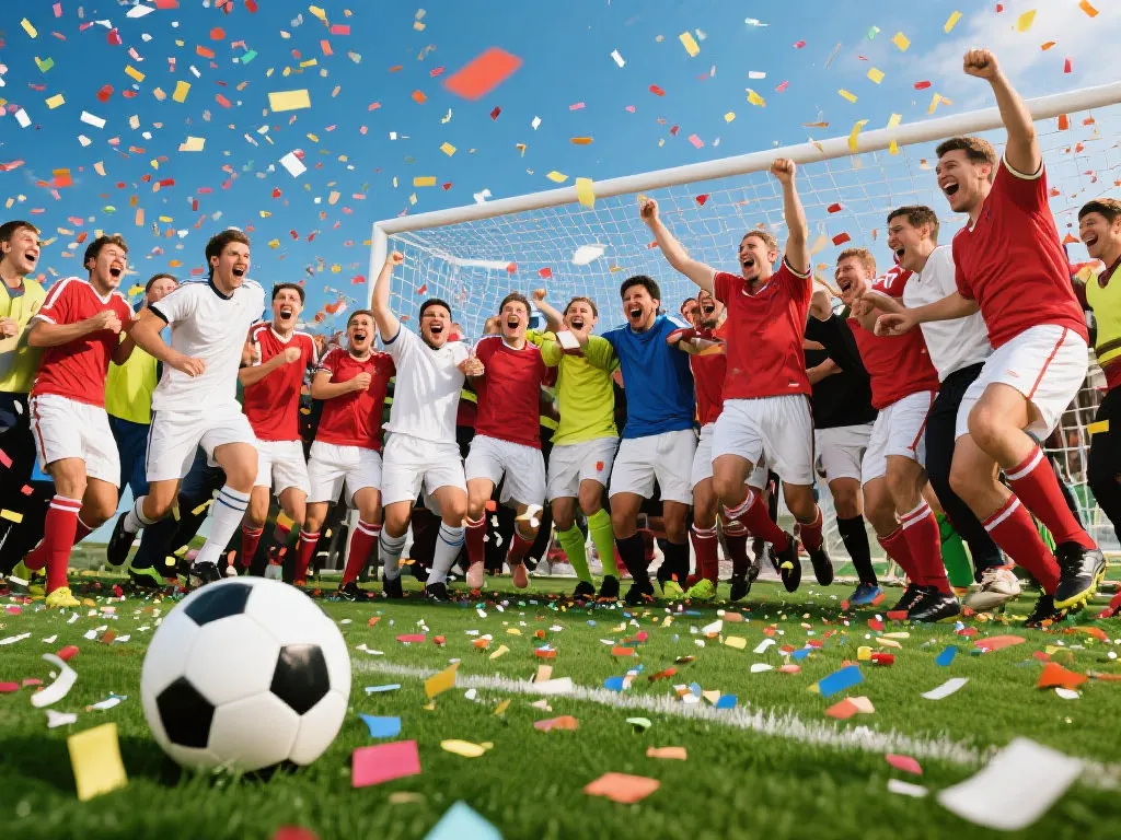 赛场庆祝瞬间