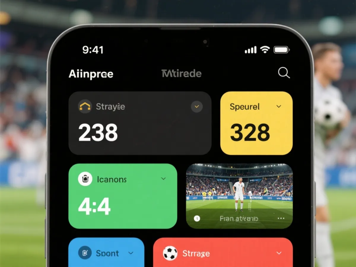 世界杯APP界面预览